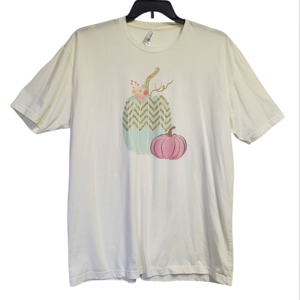 Next Level Apparel  Women's Pumpkins/ Fall Graphic Tee Size XXL